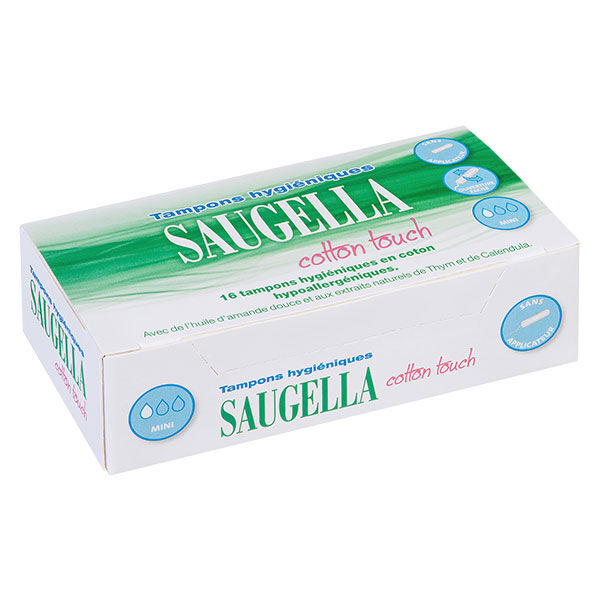 Saugella Cotton Touch Tampon Hygiénique Mini 16 unités