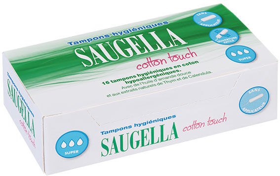 Saugella Cotton Touch Tampon Hygiénique Super 16 unités