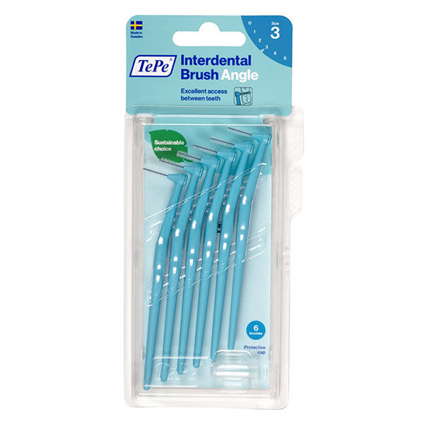 TePe Brossette Interdentaire Angle Eco-Responsable 0,6mm 6 unités