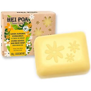 Hei Poa - Seife Surgras Extra-Doux, 100 G, Weiss