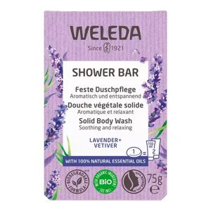 Weleda - Feste Duschpflege Lavender + Vetiver, 75 G
