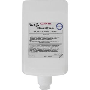 CWS Seifencreme Classic Cream, VE 12 Flaschen à 0,5 l, neutral, ohne Parfüm