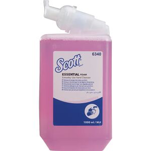 Kimberly-Clark Scott® ESSENTIAL™ Schaumseife, Inhalt 1 l, VE 6 Stk rosafarbener Handreiniger, parfümiert