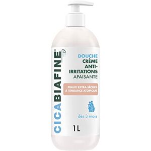 Cicabiafine Duschcreme gegen Irritationen, beruhigend, extratrockene Haut, Flasche mit 1 l