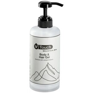 VEGA Pumpspender V-Touch Mountain Spa für Duschgel & Shampoo; 400ml; transparent; 15 Stück / Packung