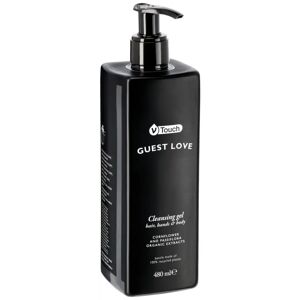 VEGA Shampoo & Duschgel V-Touch Guest Love 3 in 1 im Pumpspender; 480 ml; transparent; 18 Stück / Packung