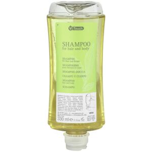 VEGA Shampoo & Duschgel V-Touch Mineral Kunststoff recycelt; 330 ml; grün; 24 Stück / Packung