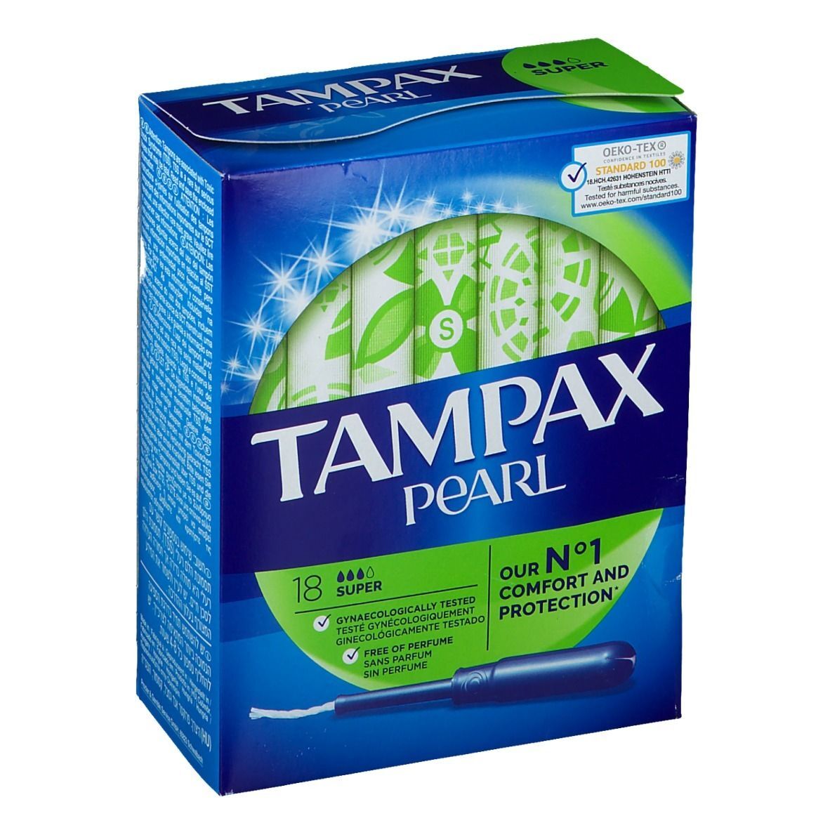 OP DE LOCHT Tampax® Pearl Tampons
