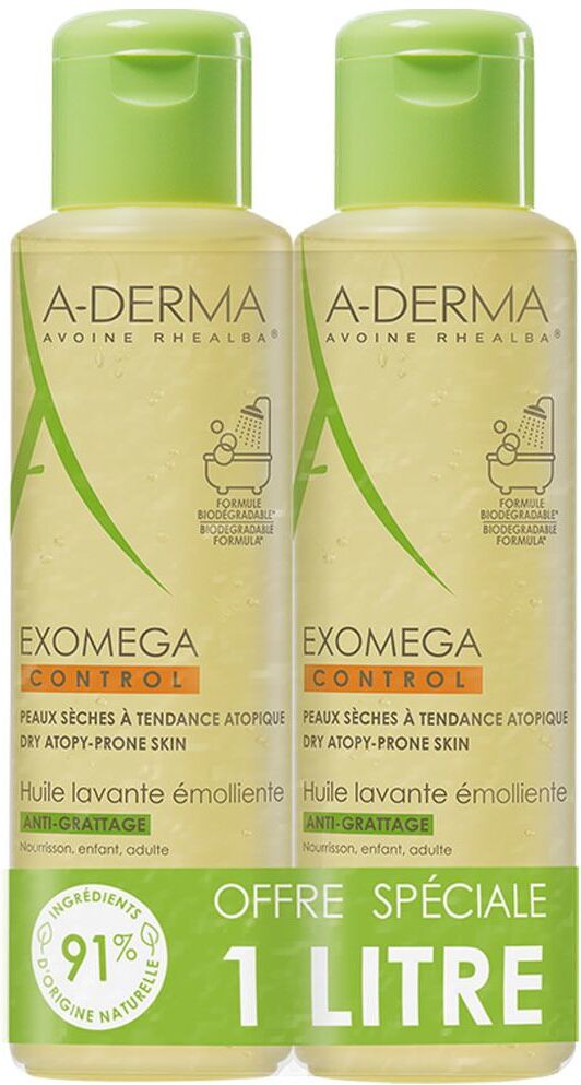 A-Derma Exomega Control Duschöl Vorteilspack