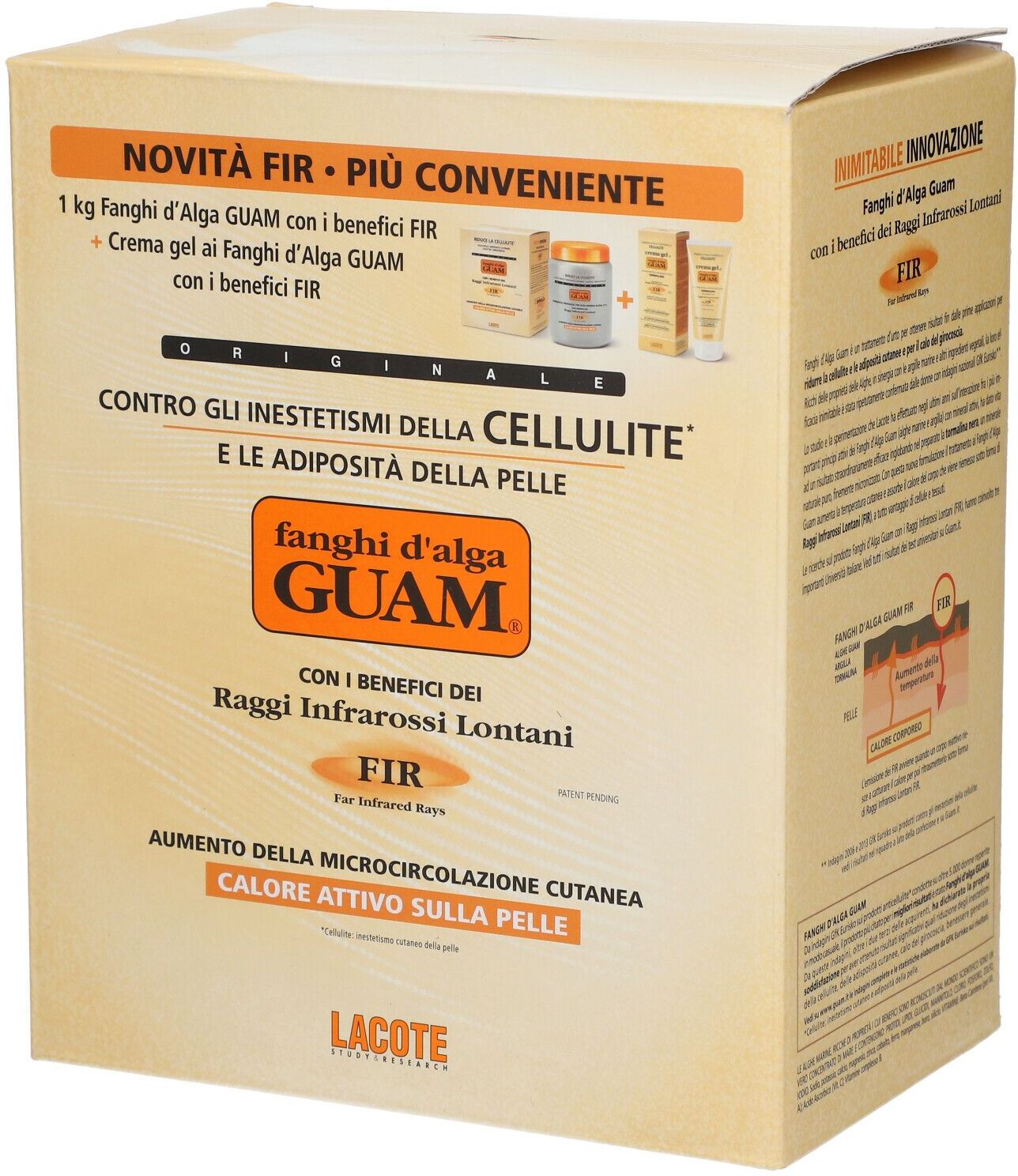 LACOTE Srl Guam® Guam Algenschlamm F.i.r. + Gel-Creme