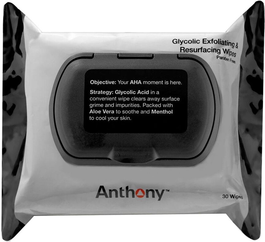 Anthony Glycolic Exfoliating & Resurfacing Wipes