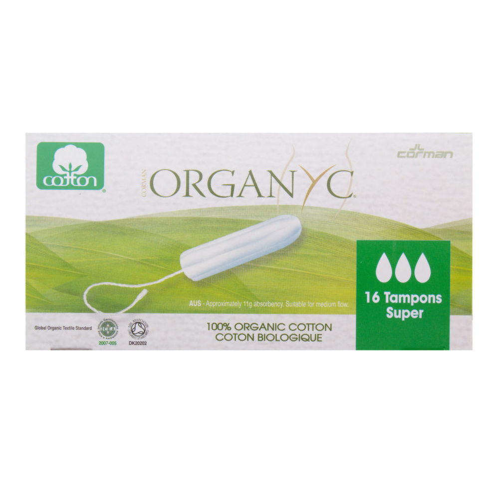 Organyc Tampony super 16 ks BIO bavlna  ORGANYC