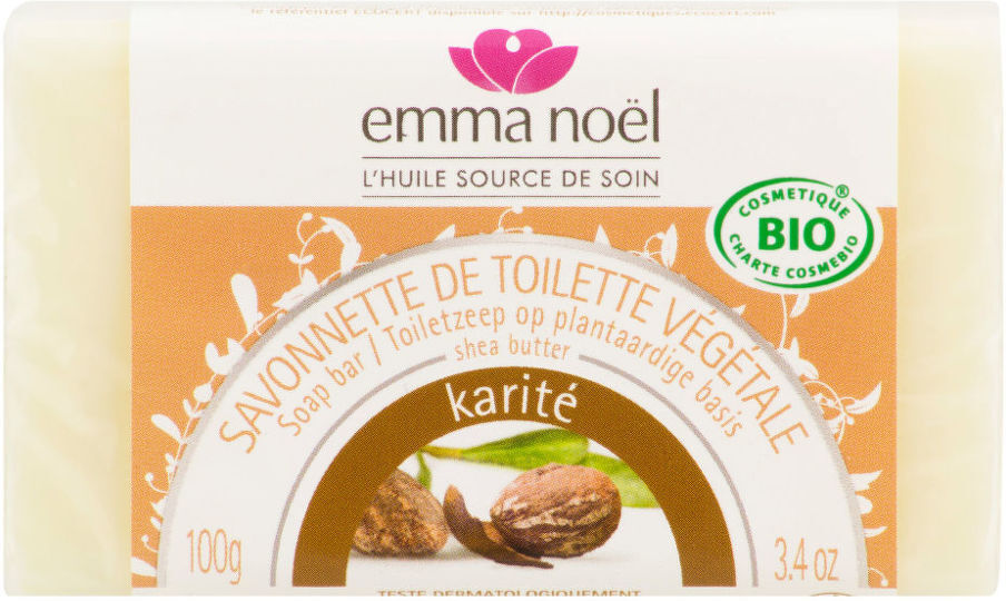 Emma Noël Mýdlo rostlinné karité 100 g BIO   EMMA NOËL