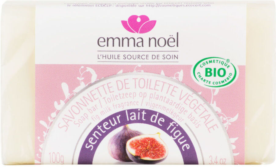 Emma Noël Mýdlo rostlinné fíkové mléko 100 g BIO   EMMA NOËL