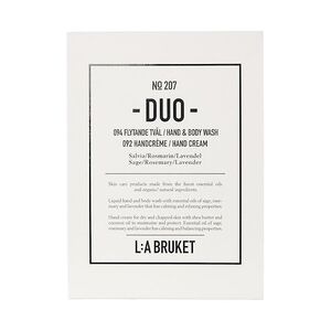 L:A BRUKET No. 207 Duo-kit Liquid Soap Hand Cream Seife 190 ml