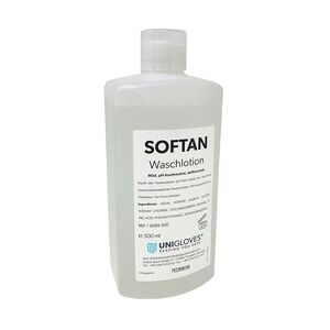 Unigloves Softan Waschlotion - pH-hautneutral - 12 x 500 ml