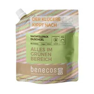 benecos Grüntee - Duschgel Refill 500 ml