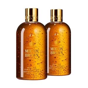 Molton Brown Mesmerising Oudh Accord & Gold Bath & Shower Gel Doppelpack (2er Set) Duschgel 600 ml