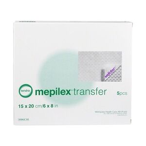 Mölnlycke Health Care GmbH MEPILEX Transfer Schaumverband 15x20 cm steril 5 Stück