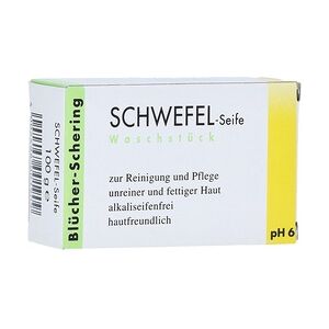 Schwefel Seife Blücher Schering 100 Gramm