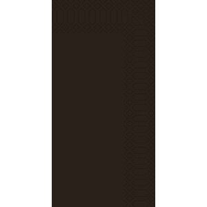 Duni Zelltuch black 40x40cm 3lagig, 1/8 Falz 250St.