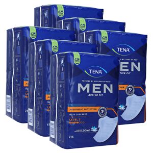 Essity Germany GmbH Health and Medical Solutions TENA MEN Active Fit Level 3 Inkontinenz Einlagen 6x16 Stück