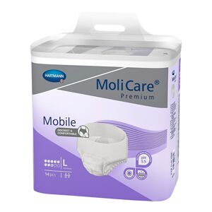 MoliCare Premium Mobile, 2.000 ml Saugleistung, 14 Stück weiss L