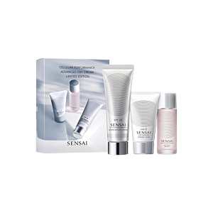 Sensai Cellular Performance Advanced Day Cream Set = Advanced Day Cream 50ml + SP Creamy Soap 30ml + CP Lotion II 20ml 3 Artikel im Set