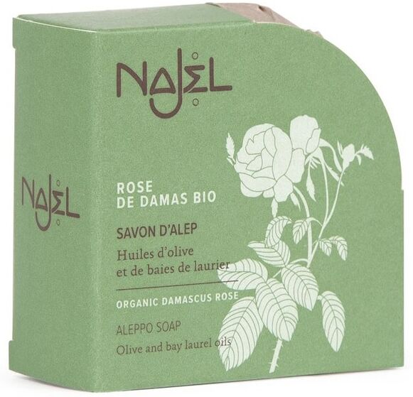 Najel Aleppo-Seife - Damaszener Rose rund 100g