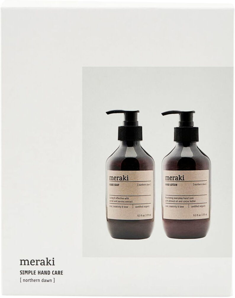 Meraki - Geschenk-Box, Northern Dawn Handseife & Handlotion, 275 ml (2er-Set)