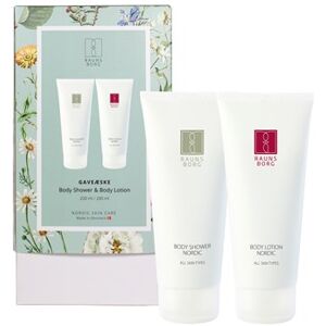 Raunsborg Gaveæske - Body Lotion 200 ml & Body Shower 200 ml 2 x 200 ml - Hudpleje