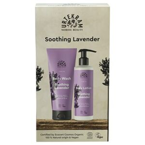 Urtekram sampak Tune In Soothing Lavender Body Lotion & Bodywash 200 ml + 245 ml - Hudpleje