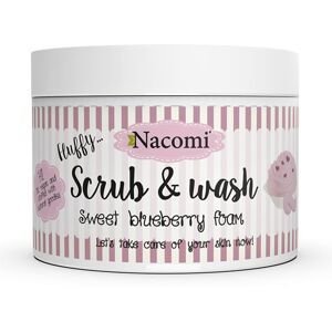 NACOMI Scrub & Wash Sweet Blueberry skum bodyscrub 180 ml