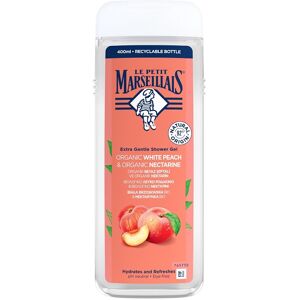 Le Petit Marseillais Økologisk hvid fersken og økologisk nektarin shower gel 400ml