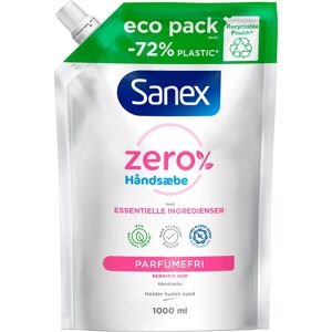 Sanex Håndsæbe Refill   Zero %   1000 Ml