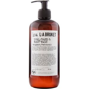 LA Bruket L:A Bruket 104 Hand & Body Wash 450 ml - Bergamot/Patchouli