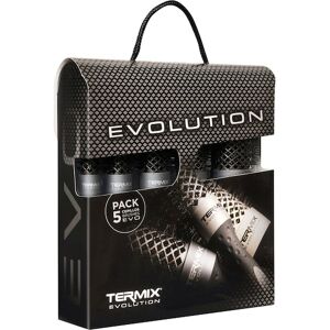 TERMIX Børster & kamme Rundbørster Evolution Plus 5-Pack Hjulbørste Ø17 + Hjulbørste Ø23 + Hjulbørste Ø28 + Hjulbørste Ø28 + Hjulbørste Ø32 + Hjulbørste Ø43