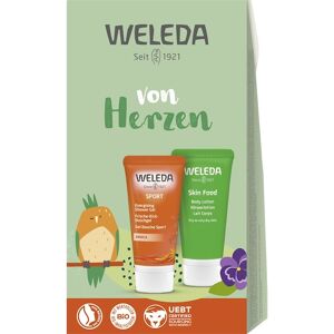 Weleda Kropspleje Pleje af brusebad Mini gavesæt Arnica & Skin Food Sport Energising Shower Gel 20 ml + Skin Food Body Lotion 20 ml