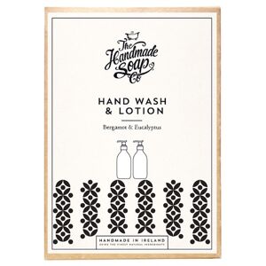 The Handmade Soap Collections Bergamot & Eucalyptus Gavesæt til håndpleje Hand Wash 300 ml + Hand Lotion 300 ml