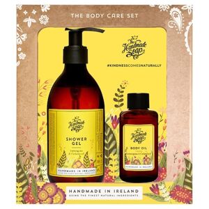 The Handmade Soap Collections Lemongrass & Cedarwood Gavesæt med kropspleje Shower Gel 300 ml + Body Oil 50 ml
