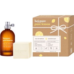 Parfumer til kvinder Pure Lemon Gavesæt Eau de Parfum Spray 50 ml + Shower Soap 60 g