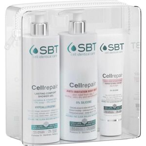 SBT cell identical care Kropspleje Cellrepair Gavesæt Shower Gel 400 ml + Body Milk 400 ml + Hånd- & neglecreme 100 ml
