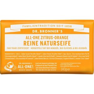 Dr. Bronner's Pleje Faste sæber All-One citrus-orange ren natursæbe