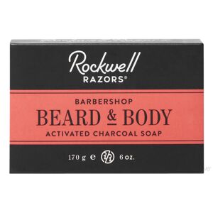 Rockwell Razors Rockwell Beard & Body Bar Soap, Barbershop Scent, 170 gr.