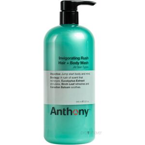 Anthony Logistics Anthony Invigorating Rush Hair & Body Wash, 946 ml.