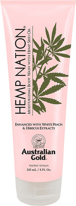 Australian Gold Hemp Nation White Peach And Hibiscus Shower Gel 235ml