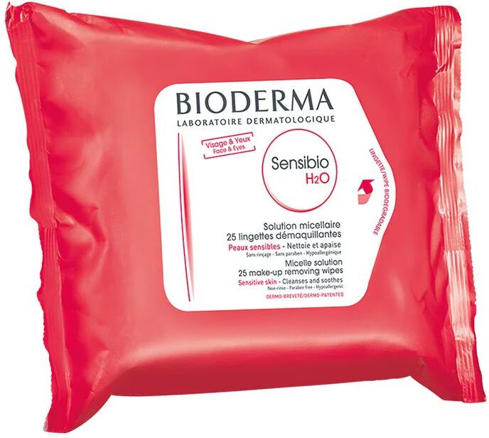 Bioderma Sensibio H2O Toallitas Limpiadoras Pieles Sensibles x25