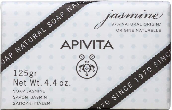 Apivita Jabón Natural Jazmín Jabón Limpiador Sólido 125g