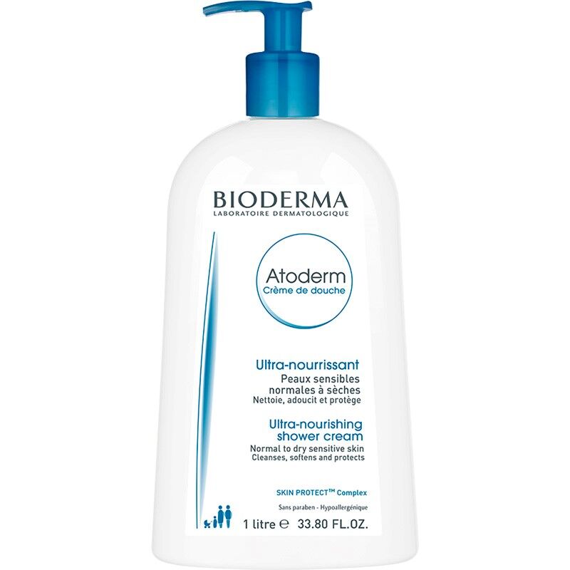 Bioderma Crema limpiadora nutriprotectora Atoderm para pieles sensibles 1&nbsp;un.