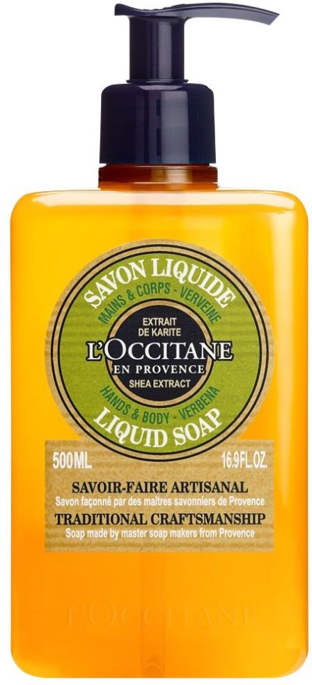 L'Occitane Jabón líquido de manteca de karité y verbena Manos y cuerpo Artesanía tradicional 500mL